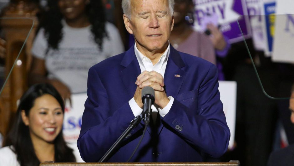 Joe Biden started tearing up after talking to a nurse about treating COVID-19 patients in ICU