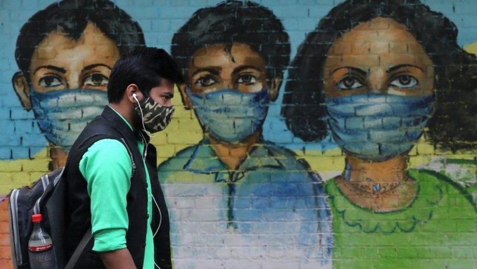 ‘Families in hospital after Delhi coronavirus surge’