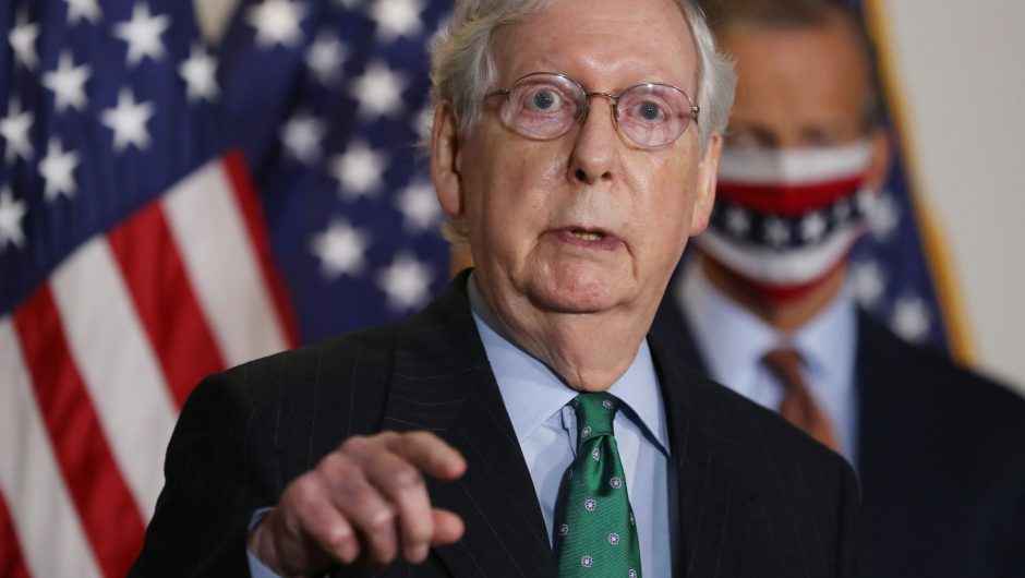 Mitch McConnell says a coronavirus relief package should be passed by the end of the year — and opens the door to including a key Democratic demand