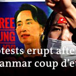 Civil disobedience grows after Myanmar coup | DW News