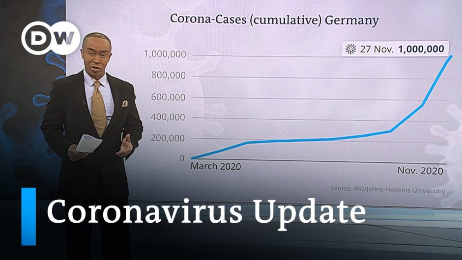 Coronavirus infections in Germany top 1 million, AstraZeneca plans new vaccine trials | DW News