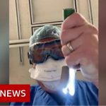 Covid: US doctor's video simulates what dying patient sees – BBC News