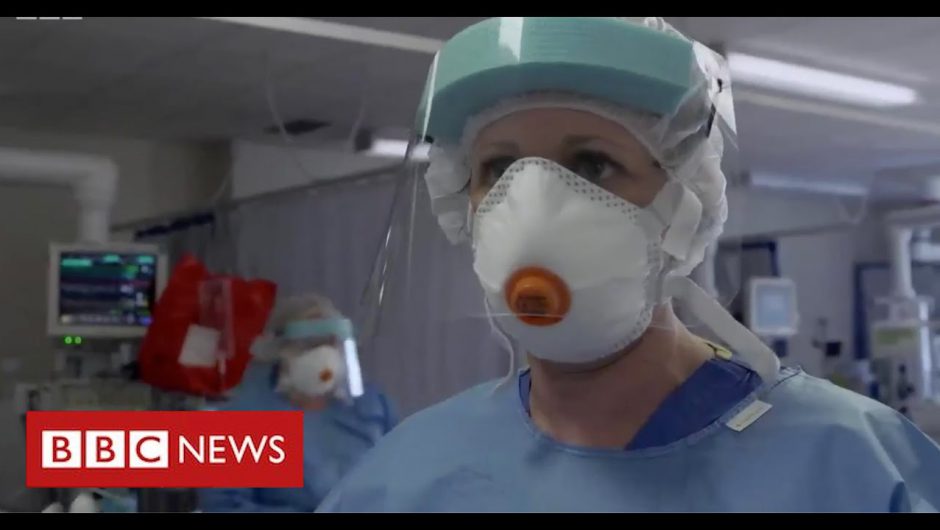 Coronavirus frontline: hospital staff "overwhelmed" by “onslaught of admissions” – BBC News