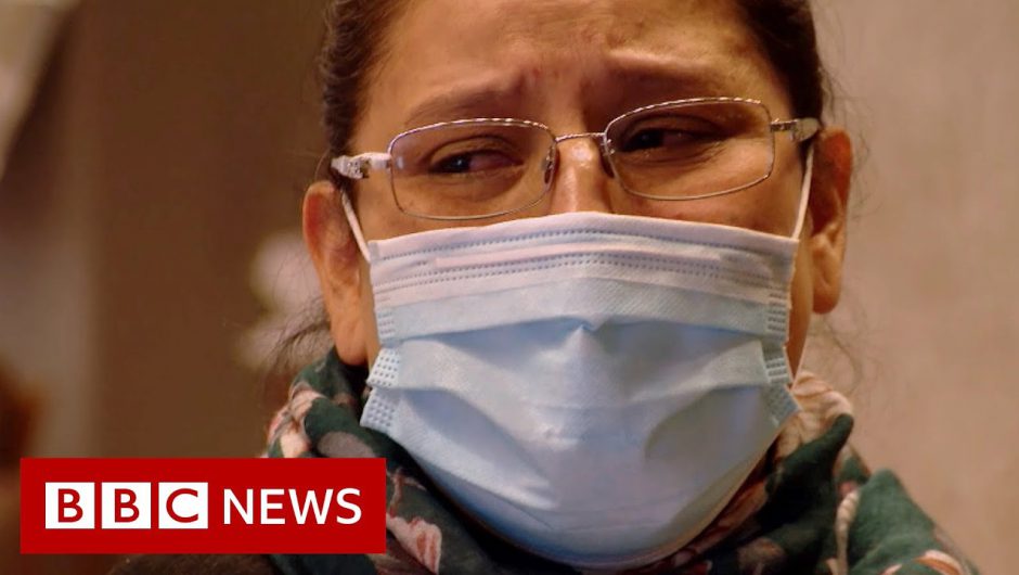 Tears inside Milan’s coronavirus quarantine hotel – BBC News