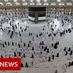 Masks and social distancing at downsized Hajj – BBC News